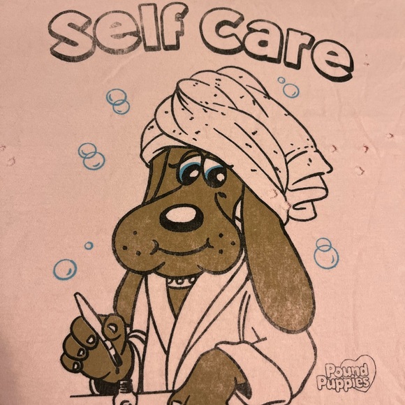 Pound Puppies M/L pink t shirt - Picture 2 of 4